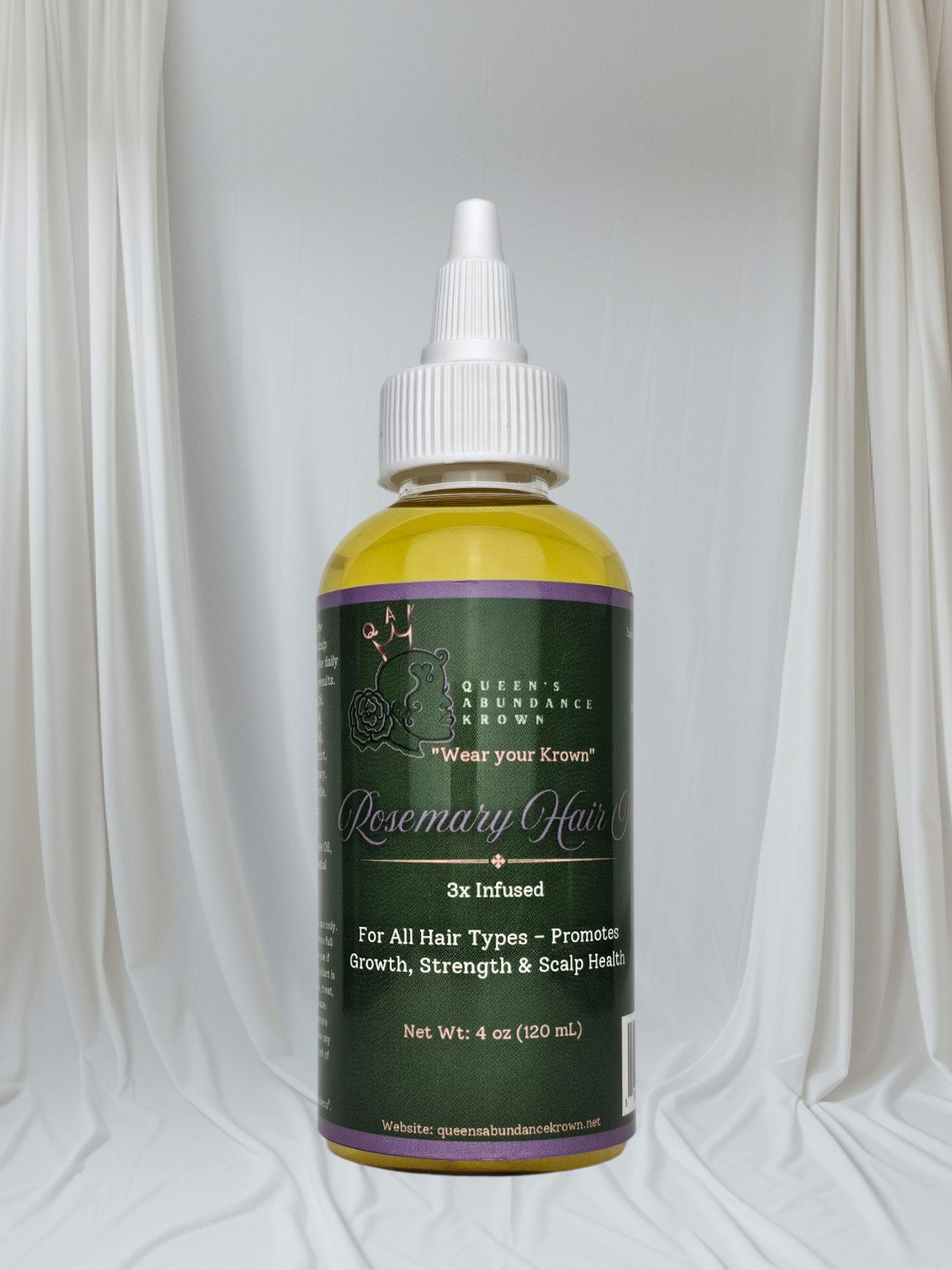 Nourishing Growth Rosemary Hair Oil | Strengthen, Hydrate & Promote Healthy Hair 4oz