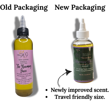 Nourishing Growth Rosemary Hair Oil | Strengthen, Hydrate & Promote Healthy Hair 4oz